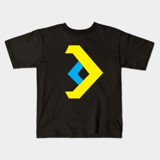 Blue and Yellow Kids T-Shirt